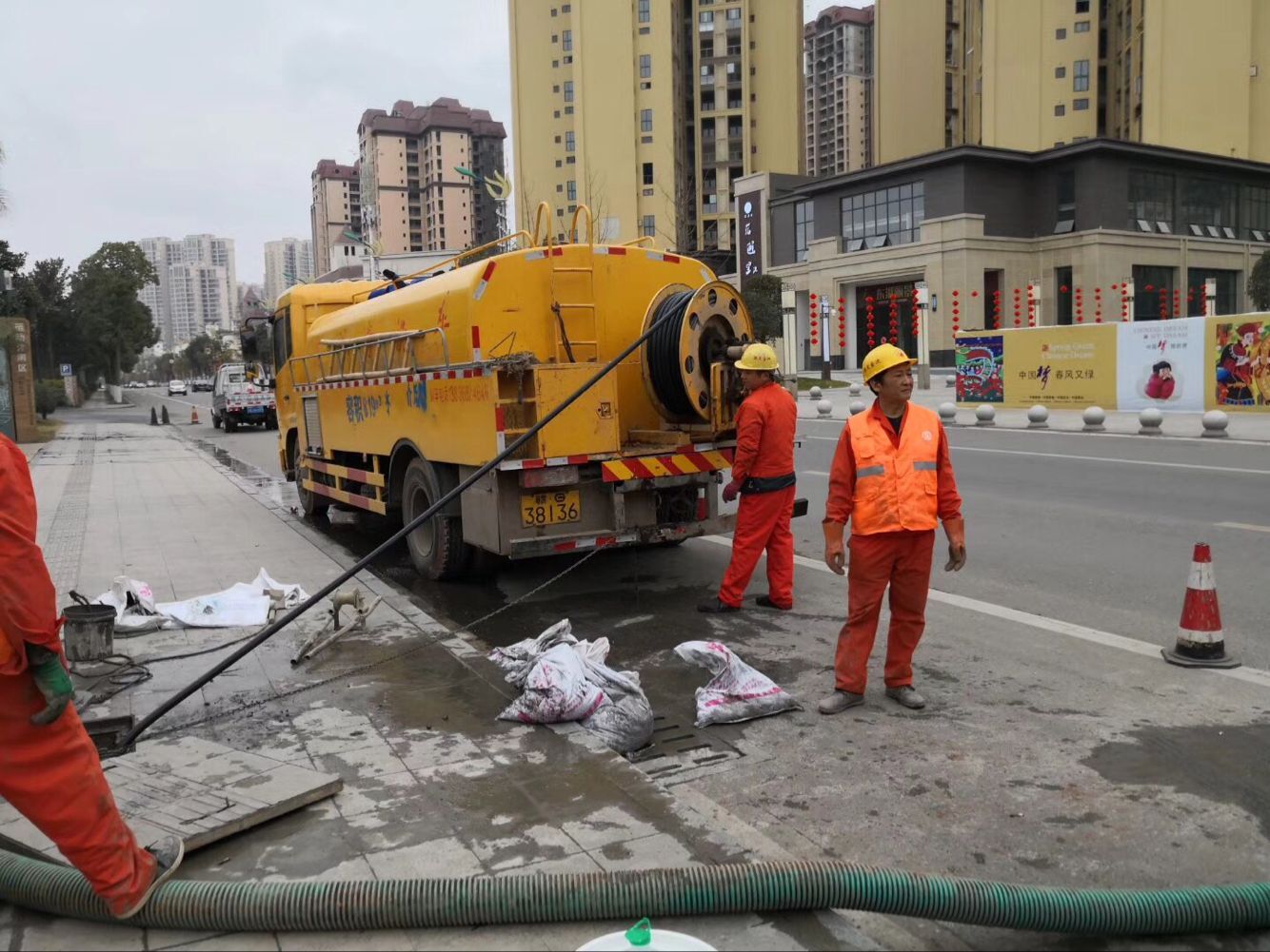 新邵排污管道清淤-管道清洗